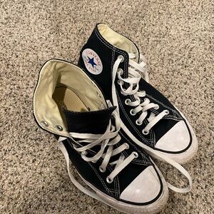 Converse Black and White High-Tops